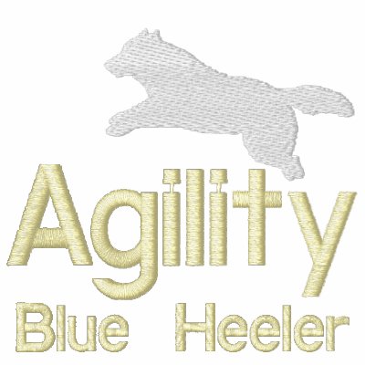 Agility Blue Heeler Hoodie by MenagerieMayhem