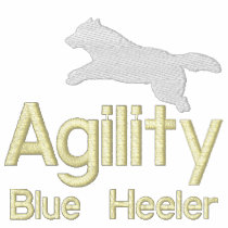 Agility Blue Heeler Women's Embroidered Hoodie