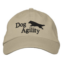 Agility Border Collie Embroidered Baseball Caps