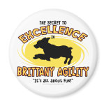 Agility Brittany Spaniel Secret Magnet