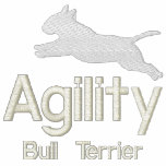 Agility Bull Terrier Women's Embroidered Polo Shirt
