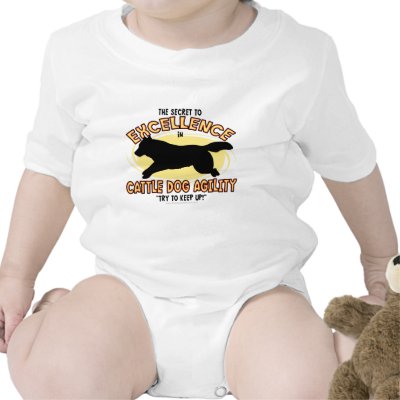 Agility Cattle Dog Secret Baby Creeper by MenagerieMayhem