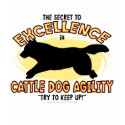 Agility Cattle Dog Secret Ladies Destroyed Shirt