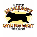 Agility Cattle Dog Secret Ladies Destroyed Shirt