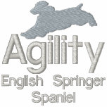 Agility English Springer Spaniel Women's embroidered shirts