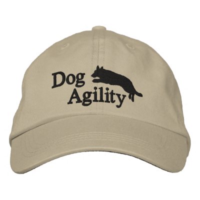 Agility German Shepherd Embroidered Hat by MenagerieMayhem