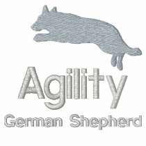 Agility German Shepherd Women's Embroidered Polo Shirt