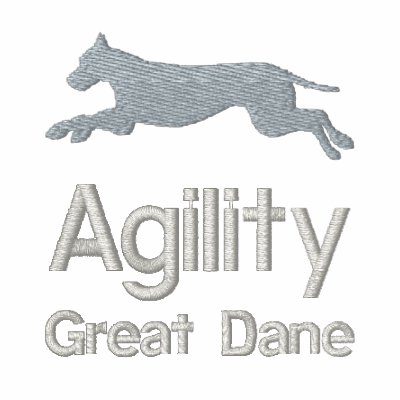 Agility Great Dane Women's Polo by MenagerieMayhem