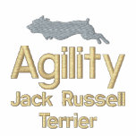 Agility Jack Russell Terrier Embroidered Hoodie