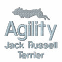 Agility Jack Russell Terrier Embroidered Shirt embroidered shirts