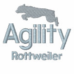 Agility Rottweiler Embroidered Sweatshirt embroidered shirts