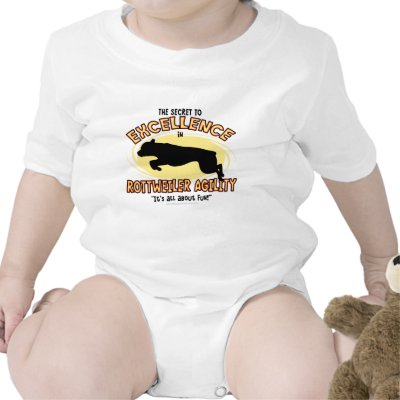 Agility Rottweiler Secret Baby Creeper by MenagerieMayhem
