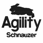 Agility Schnauzer Embroidered Shirt embroidered shirts