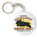 Agility Schnauzer Secret Keychain
