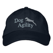 Agility Vizsla Embroidered Hat (Blue)