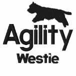 Agility Westie Embroidered Polo Shirt