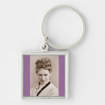 Agnes Ethel by Napoleon Sarony, 1870 keychains