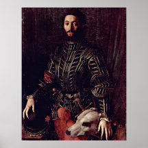 Agnolo di Cosimo - Duke of Urbino Posters