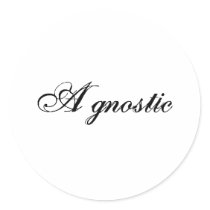 Agnostic (Script) Sticker