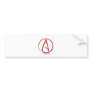 Agnostic Symbol Bumper Sticker