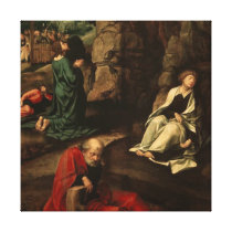 Agony In The Garden by Pieter Coecke van Aelst  Wr Gallery Wrap Canvas