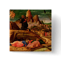 Agony in the Garden, c.1460 Pinback Buttons
