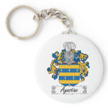 Agostino Family Crest Key Chain