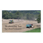 Agricultural contractor business card