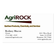 AgriRock Business Card