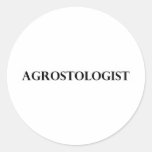 Agrostologist Round Stickers