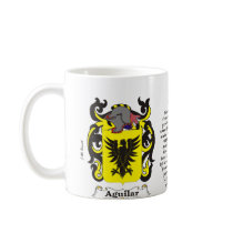Aguilar family Coats of Arms mug