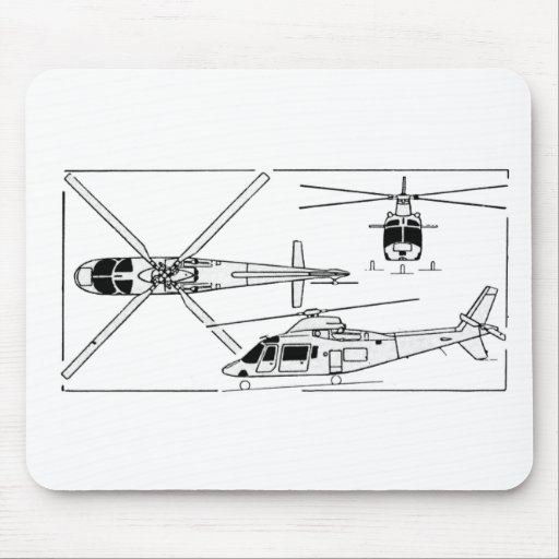 Agusta 109 mouse mats