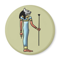 Ägypten Göttin Bastet egypt goddess Kühlschrankmagnet