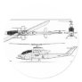 AH1 Blueprint Round Sticker