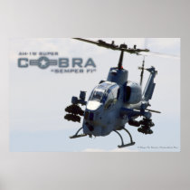 AH1W Supercobra Poster