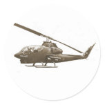 AH-1 cobra Round Stickers
