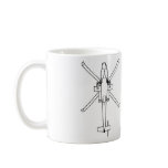 AH-64 blueprint Coffee Mug