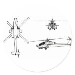 AH-64 blueprint stickers