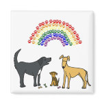 AH- Pups and Rainbow magnet
