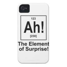 Ah! The Element of Surprise. Case-Mate iPhone 4 Case