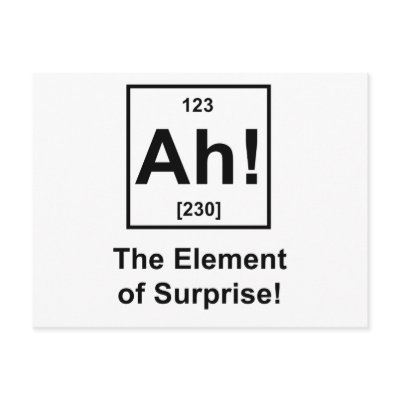 Ah! The Element of Surprise by jroota