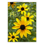 AH- Yellow Daisy Hello Card