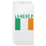 Ahern Irish Flag Full Color Rack Card
