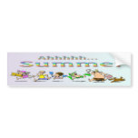 Ahhhh! Summer Bumper Sticker