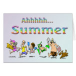 Ahhhh! Summer Card