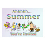 Ahhhh! Summer Invitation
