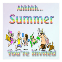 Ahhhh! Summer Invitation