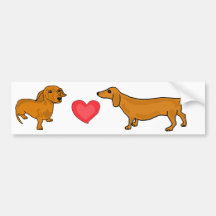 AHL- Wiener Love bumper Sticker