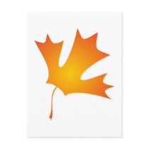 Ahornblatt maple leaf postkarten