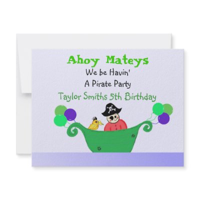 Ahoy Mateys Pirate Party by seashell2